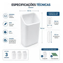Suporte Porta Controle Remoto Parede Kit 3x Tv Ar Objetos