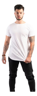 3 Blusa Basica Masculina Oversize Swag Gola Aberta Canoa
