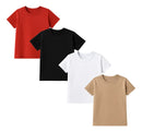 Kit 4 Blusa Manga Curta Infantil Juvenil Menino Tam 1 Ao 16