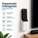 Suporte Porta Controle Remoto Parede Kit 3x Tv Ar Objetos