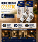 Kit 2 Sensor De Presença Lâmpada Soquete E27 Iluminação Fotocélula Movimento