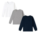 Kit 3 Blusa Manga Longa Infantil Juvenil Menino Tam 1 Ao 16