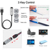Luzes led para tv 3 controle chave tira led usb 5v fita luzes para tv backlight decoração de festa em casa fita flexível