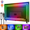 Luzes led para tv 3 controle chave tira led usb 5v fita luzes para tv backlight decoração de festa em casa fita flexível